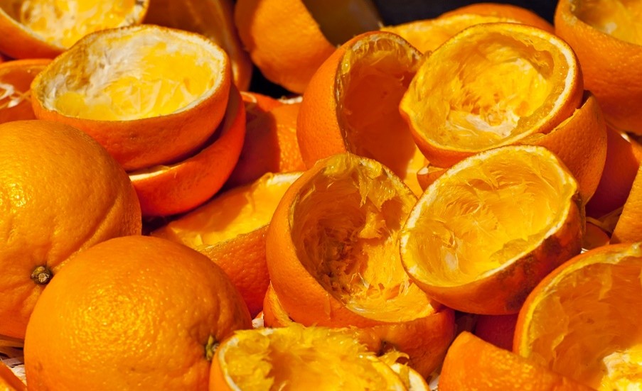 Orange peels